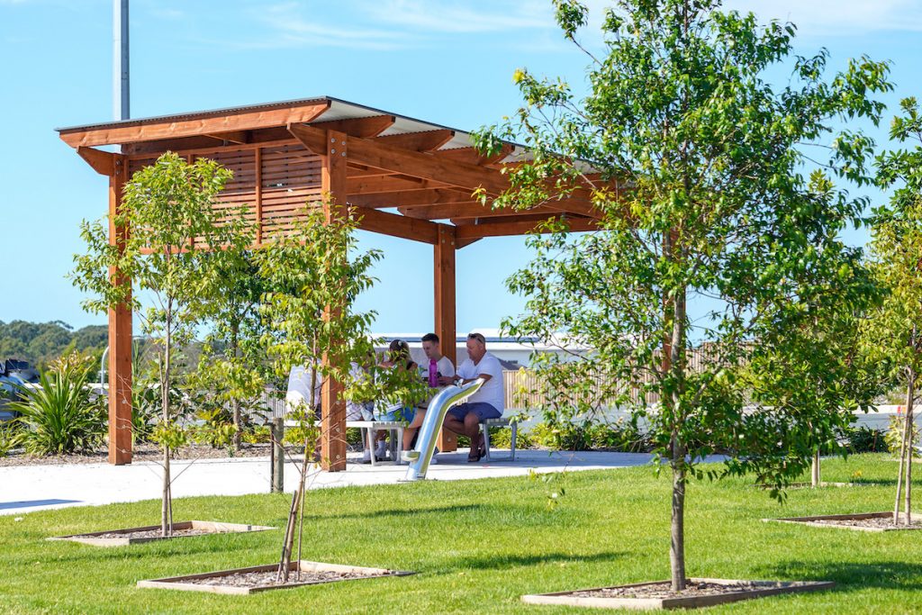 Port Macquarie Service Centre has architect designed picnic facilities free to use